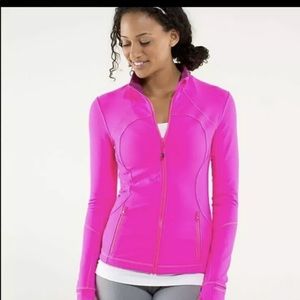 Lululemon Define Jacket Rare Hot Pink Size 8